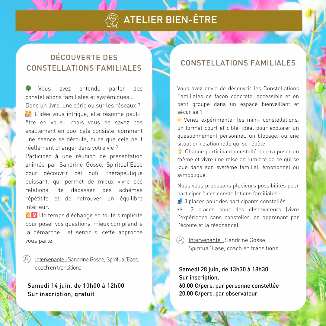 Programme d'avril - 2